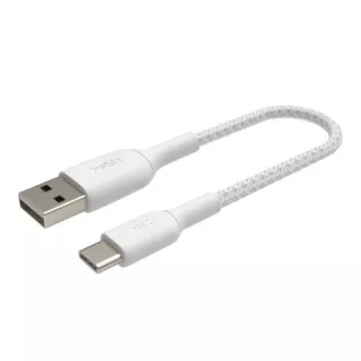 Belkin BOOST CHARGE™ kabel USB-C/USB-A, 15 cm, bel - trpežen