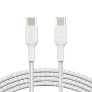 Belkin BOOST CHARGE™ USB-C/USB-C kabel, 1 m, bel - trpežen