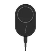 Belkin BOOST CHARGE™ MagSafe Magnetno držalo za polnjenje v avtomobilu, 10 W, brez adapterja, črno