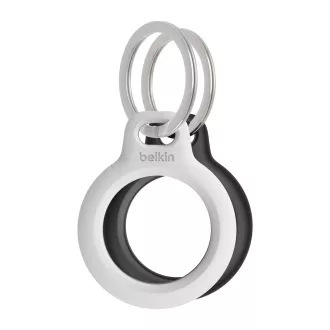 Belkin Secure AirTag etui z obeskom za ključe - črno in belo - 2pack