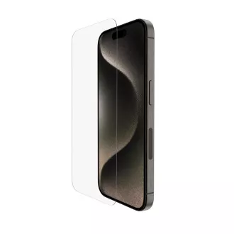 Belkin SCREENFORCE™ Zaščitno steklo s kaljenim steklom proti mikrobom za iPhone iPhone 15 Pro