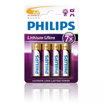 Baterije Philips AA Ultra Lithium - 4 kosi