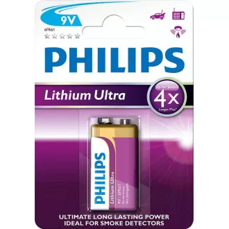 Baterija Philips 9V Ultra Lithium