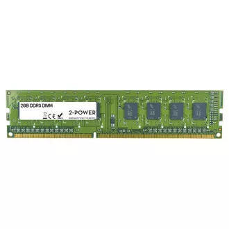 2-Power 2GB MultiSpeed 1066/1333/1600 MHz DDR3 Non-ECC DIMM 1Rx8 (doživljenjska garancija)