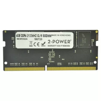 2-Power 4GB PC4-17000S 2133MHz DDR4 CL15 Non-ECC SoDIMM 1Rx8 (1,2 V DOŽIVLJENSKA GARANCIJA)