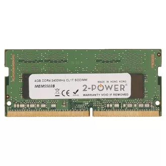 2-Power 4GB PC4-19200S 2400MHz DDR4 CL17 Non-ECC SoDIMM 1Rx8 (doživljenjska garancija) 2-Power 4GB PC4-19200S 2400MHz DDR4 CL17 Non-ECC SoDIMM 1Rx8 (doživljenjska garancija)
