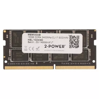 2-Power 16GB PC4-19200S 2400MHz DDR4 CL17 Non-ECC SoDIMM 2Rx8 (doživljenjska garancija)