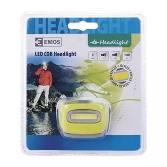Emos LED čelna svetilka P3528, 150 lm, 20 m, COB LED, 3x AAA