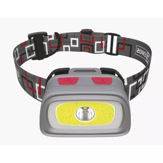 Emos LED čelna svetilka P3531, 330 lm, 65m, 1x CREE 1x COB rdeča zadnja LED, 3x AAA CR2032 Emos LED čelna svetilka P3531, 330 lm, 65m, 1x CREE 1x COB rdeča zadnja LED, 3x AAA CR2032