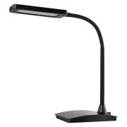 Emos LED namizna svetilka Eddy, 6W, 360 lm, možnost zatemnitve   barva svetlobe, črna