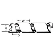 Fixapart SWB KS-19BLACK - Kabelske vezi 100 mm 10,0 m, črne