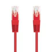C-TECH Cat5e povezovalni kabel, UTP, rdeč, 1m