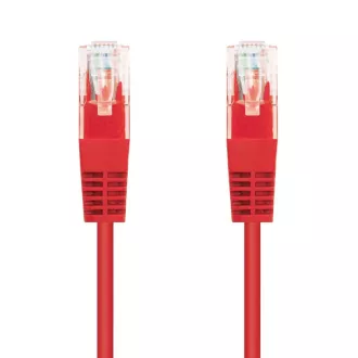 C-TECH Cat5e povezovalni kabel, UTP, rdeč, 2m