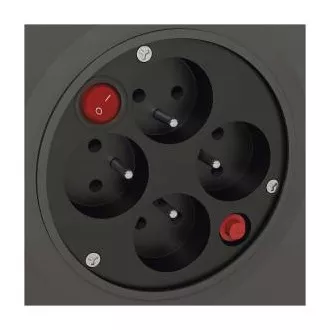 Emos podaljšek - 4 vtičnice, 50 m, 1,5 mm, PVC, IP20