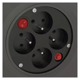 Emos podaljšek - 4 vtičnice, 25 m, 1,5 mm, PVC, IP20