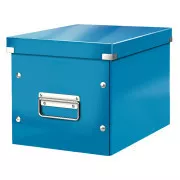 LEITZ Kvadratna škatla Click&Store, velikost M (A5), modra