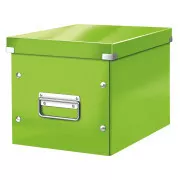 LEITZ Kvadratna škatla Click&Store, velikost M (A5), zelena