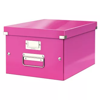 LEITZ Univerzalna škatla Click&Store, velikost M (A4), roza