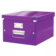 LEITZ Univerzalna škatla Click&Store, velikost M (A4), vijolična