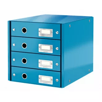 LEITZ Click&Store predal, 4 predali, modra