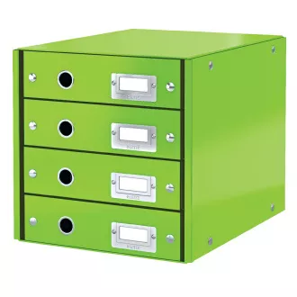 LEITZ Click&Store škatla za predale, 4 predali, zelena