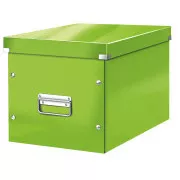 LEITZ Kvadratna škatla Click&Store, velikost L (A4), zelena