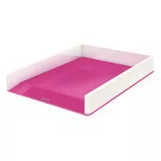 LEITZ Dvobarvna škatla za shranjevanje WOW, bela/rožnata
