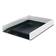 LEITZ Dvobarvna škatla za shranjevanje WOW, bela/črna