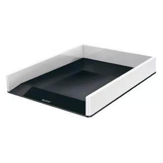 LEITZ Dvobarvna škatla za shranjevanje WOW, bela/črna