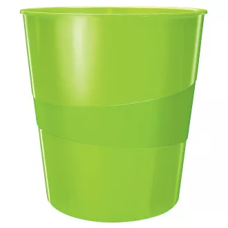 LEITZ Koš za odpadke WOW, zelen