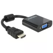 Delock Adapter HDMI-A moški > VGA ženska črna