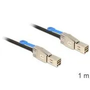 Delock Kabel Mini SAS HD x 4 SFF 8644 moški > Mini SAS HD x 4 SFF 8644 moški 1 m