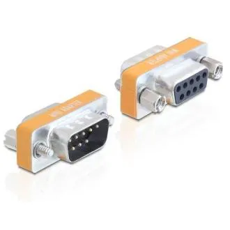 Delock adapter Null Modem Sub-D 9-pinski moški / ženski