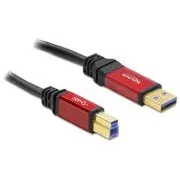 Delock Kabel USB 3.0 tip A moški > USB 3.0 tip B moški 3 m Premium