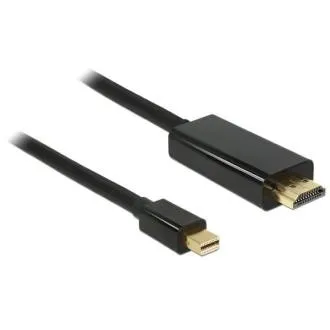 Delock kabel mini DisplayPort 1.1 moški > HDMI-A moški, 1 m Delock kabel mini DisplayPort 1.1 moški > HDMI-A moški, 1 m