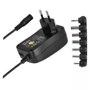 Emos univerzalni pulzni napajalnik N3113, 3-12 V / max. 2,25 A, z glavnikom, USB