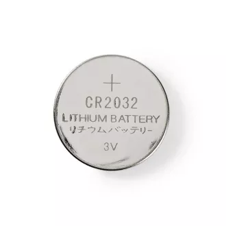 Nedis BALCR20325BL - Litijeva gumbna baterija CR2032 | 3 V | 5 kosov | Blistr