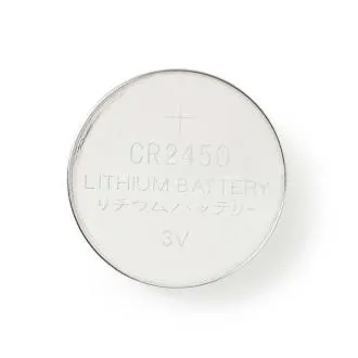 Nedis BALCR24505BL – litijeva gumbasta baterija CR2450 | 3 V | 5 kosov | blister
