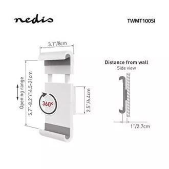 Nedis TWMT100SI - Držalo za tablični računalnik | 7 - 12