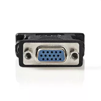 Nedis CCGB32900BK - adapter DVI - VGA | DVI-I 24 5-pinski vtič - vtičnica VGA | črna