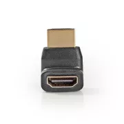 Nedis CVGB34902BK - Adapter HDMI™ kotni 270° | Priključek HDMI - Vtičnica HDMI | Črna