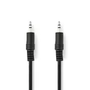Nedis CAGB22000BK20 - Stereo zvočni kabel | 3,5-milimetrski vtič - 3,5-milimetrski vtič | 2 m | črna