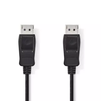 Nedis CCGB37010BK20 - Kabel DisplayPort 1.2 | Vtič DisplayPort - Vtič DisplayPort | 2 m | Črna