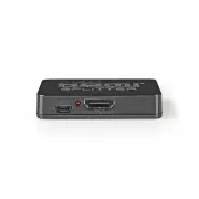 Nedis VSPL34002BK- Hub HDMI | 2 vhodna vrata | Vhod HDMI™ | 2x izhod HDMI™ | 4K@30Hz | 2,25 Gbps | Črna