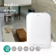 Nedis AIPU200CWT - Čistilec zraka | 25 m2 | 35-54 dB | Kazalnik kakovosti zraka