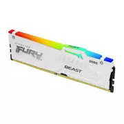 KINGSTON 16 GB DDR5 CL36 DIMM FURY Beast White RGB EXPO
