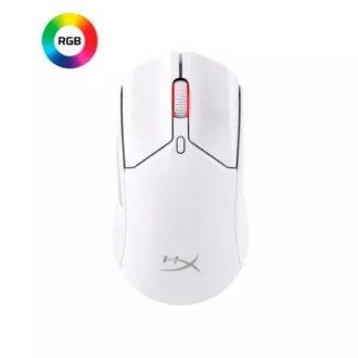 Brezžična gaming miška HyperX Pulsefire Haste 2 (bela)