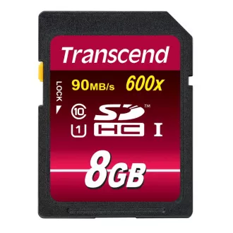 Pomnilniška kartica Transcend 8 GB SDHC (Class 10) UHS-I 600x (Ultimate) MLC Pomnilniška kartica Transcend 8 GB SDHC (Class 10) UHS-I 600x (Ultimate) MLC