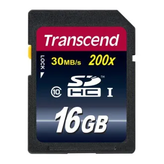 Spominska kartica Transcend 16 GB SDHC (Class 10) UHS-I 200x (Premium)