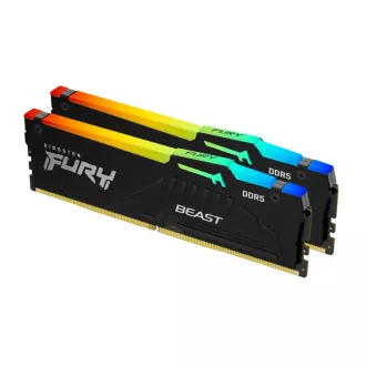 KINGSTON 64GB 5600MHz DDR5 CL40 DIMM (komplet 2) FURY Beast RGB